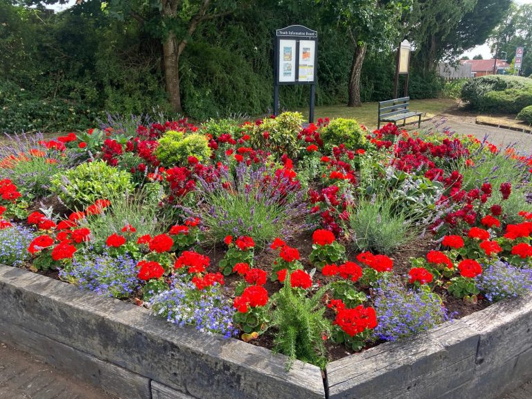 Flower beds